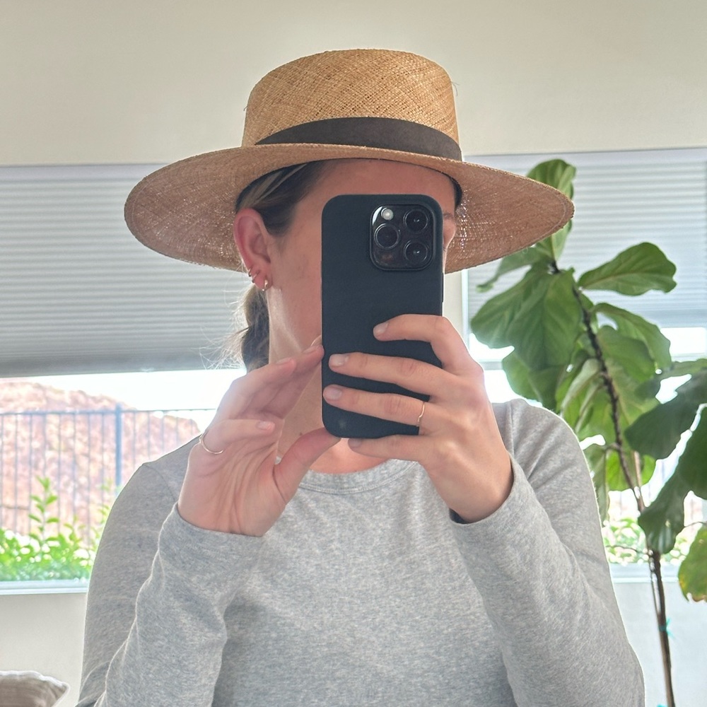 Janessa Leone straw hat GREAT CONDITION - Picture 5 of 5